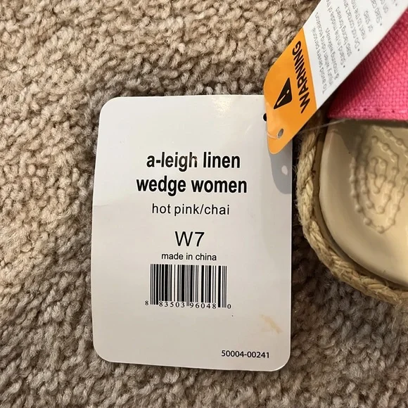 CROCS A-Leigh linen wedges - Picture 4 of 7